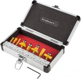 Carbide drill bits with aluminum case Stalwart